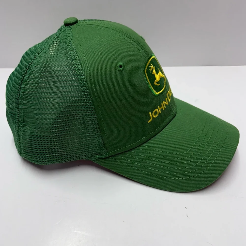 John Deere Green Snap Back Hat Cap NEW - Picture 2 of 6
